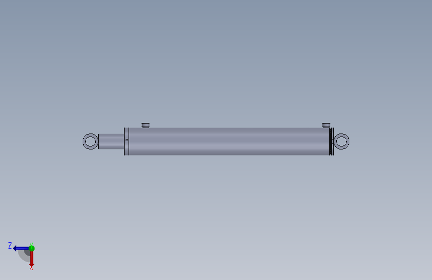 焊接式液压缸（带前端安装孔）80x50x558 mm