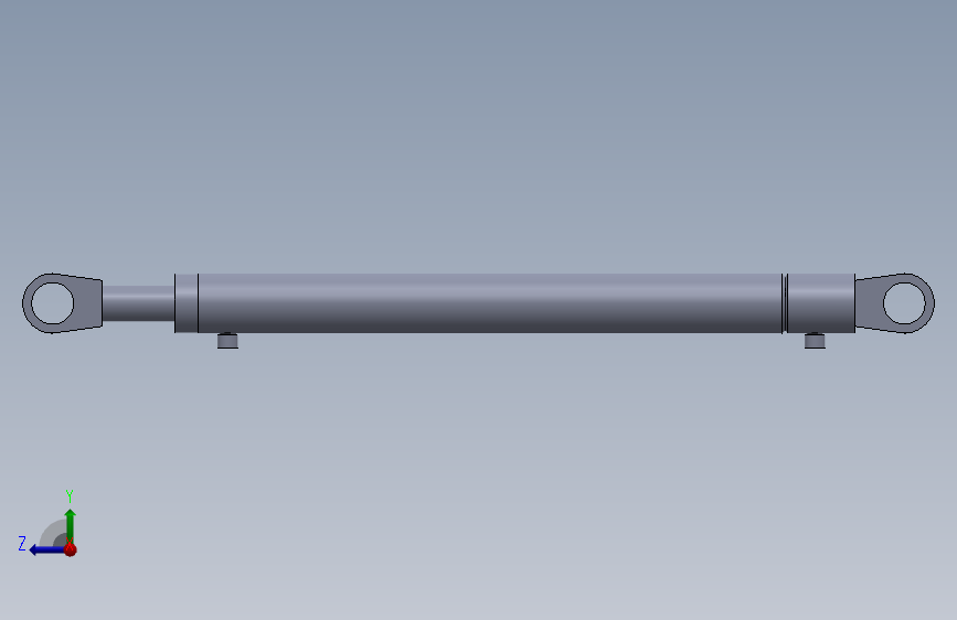 焊接式液压缸（带前后端安装孔）50x36x515 mm