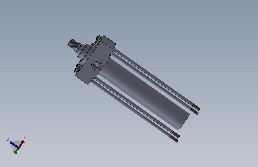 横拉杆液压缸38.98x26.52x200 mm