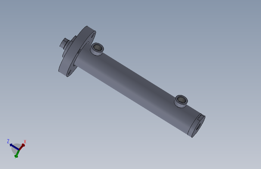 力士乐液压缸（CDL1MF3-25-14-100C1）（带前安装法兰）25x14x100 mm