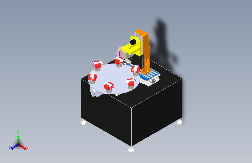 数控卧轴圆台磨床  有源文件