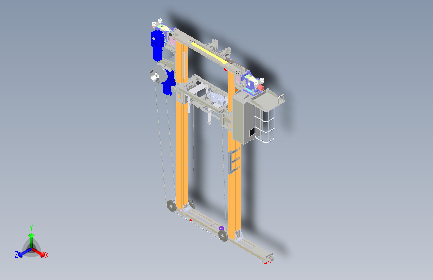 双立柱堆垛机设计  有源文件