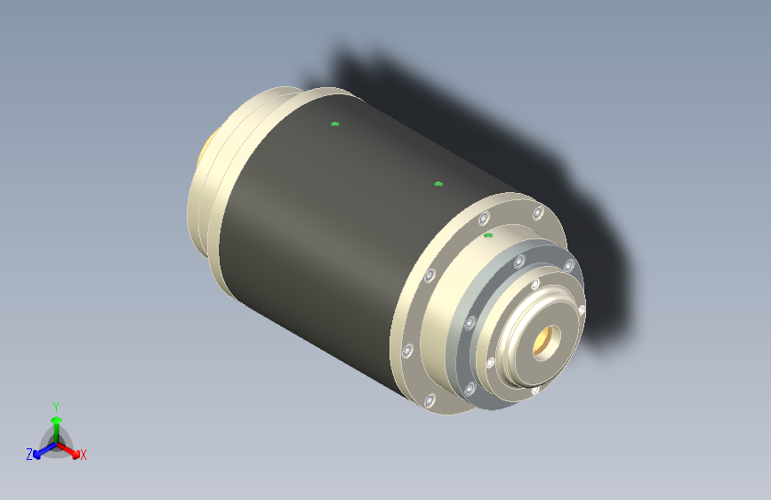 高速切削机床电主轴结构设计含三  有源文件