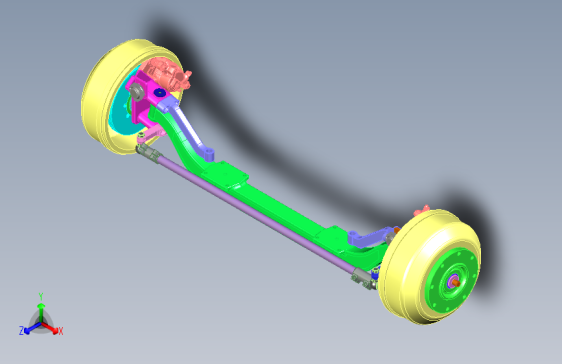 汽车转向机构转向系统  有源文件