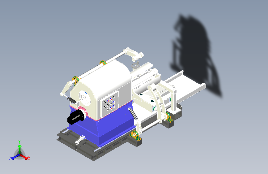 全自动开卷机带小车  有源文件