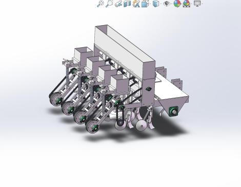 玉米播种机设计【含三维SW模型3d建模+6张CAD图纸+说明书】