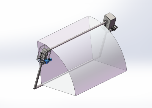 大棚卷帘机设计（含三维+二维+说明书）