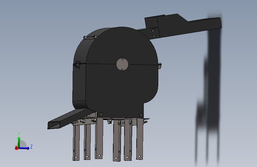 锤片式粉碎机模型图sw三维1201015==100