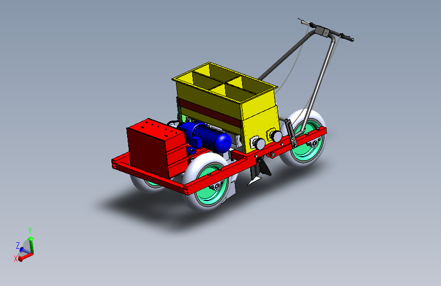 玉米精播机设计（播种机设计含三维图SW模型+CAD图纸+说明书