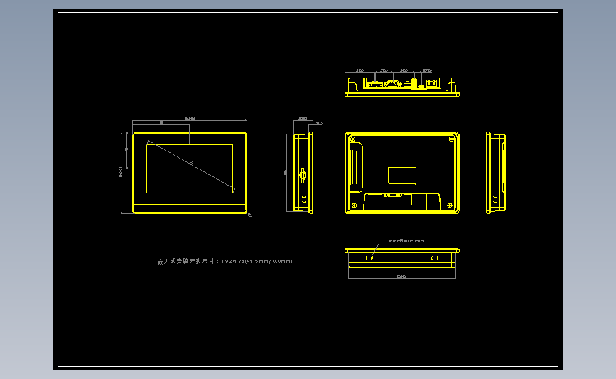 LT2070 驱动器2D图纸.rar