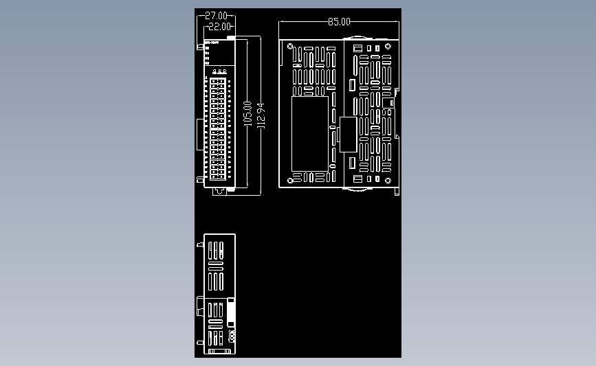 R1系列模块2D图纸-CAD