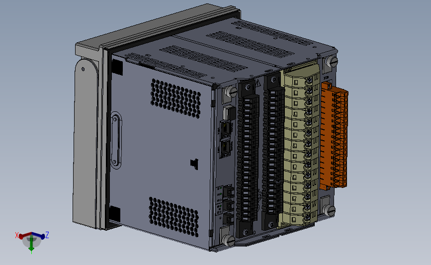 ABB Relion 615 系列保护继电器_SOLIDWORKS 2021_模型图纸下载 – 懒石网