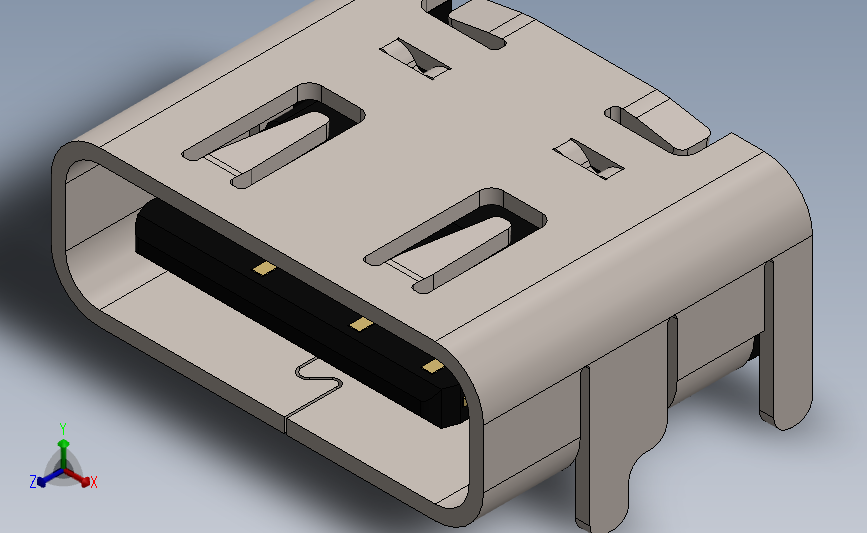 USB模型_SOLIDWORKS 2021_模型图纸下载 – 懒石网