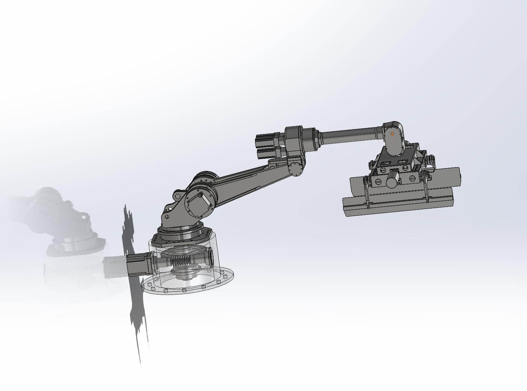 物料搬运机器人结构设计六轴机械手【含三维】xin