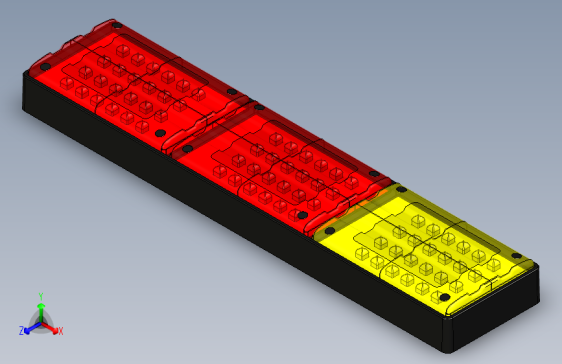 B2005098-LED组合式后刹车尾灯及方向指示灯