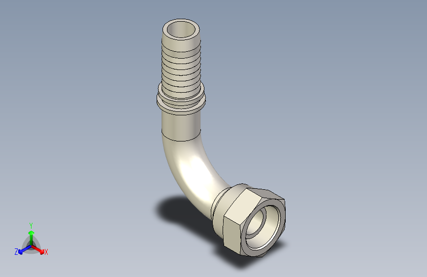 B2005099-1 BSP 内螺纹 90度 倾斜旋转软管接头