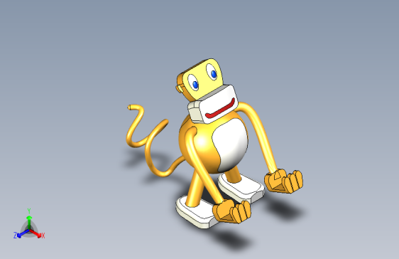 B2005114-可爱猴子手机支架