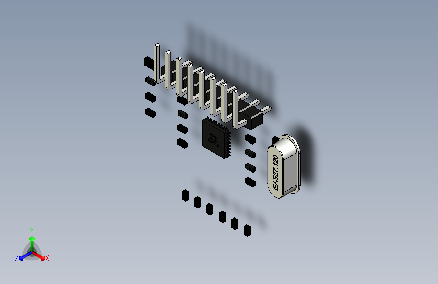 B2005219-模数传感器 RFID RC522 RF IC_STEP_模型图纸下载 – 懒石网