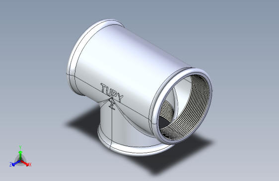 B3004432-BSP 接头 Tupy TE内丝三通管接头