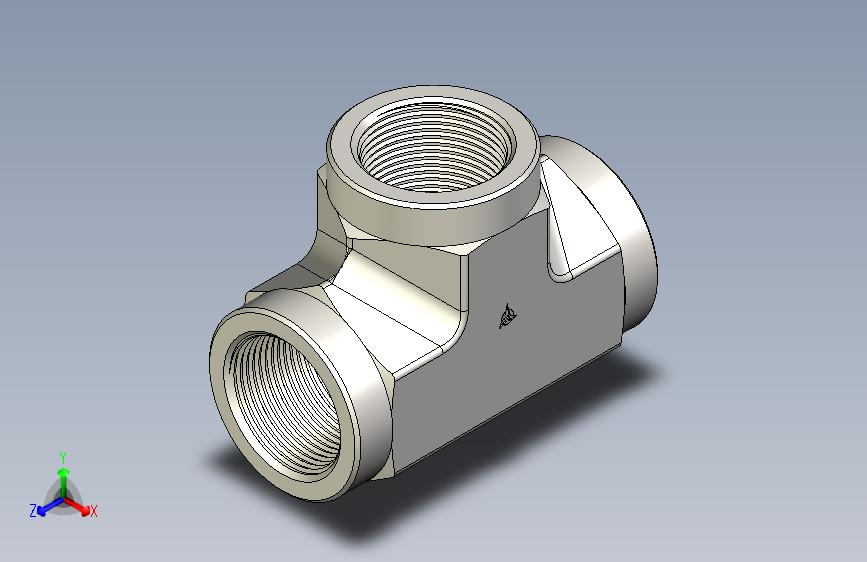 B3004444-液压三通管接头内丝