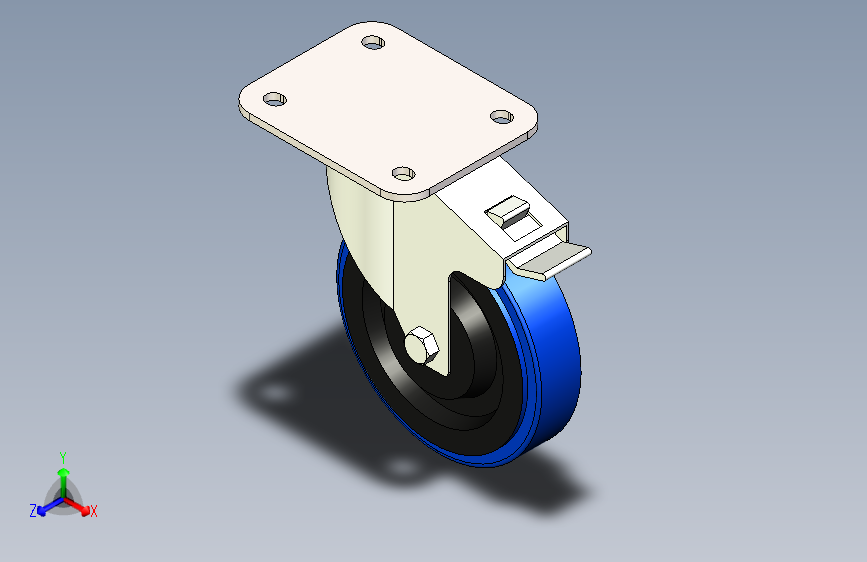 B3004467-125毫米脚轮