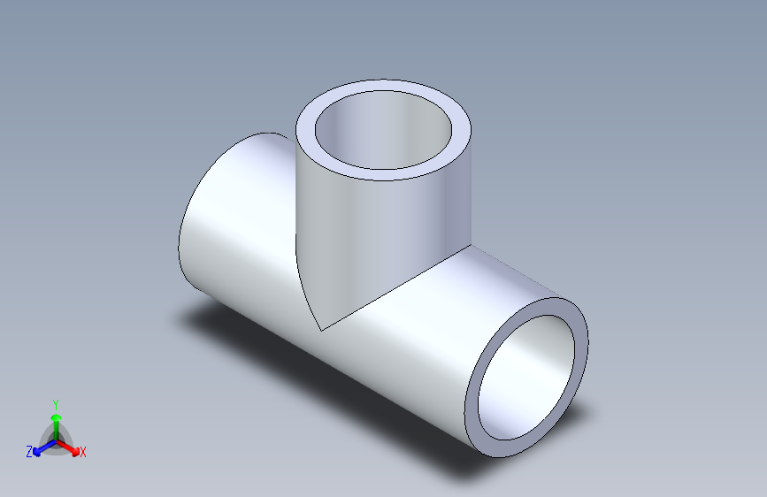 B3004477-0.5 PVC 三通