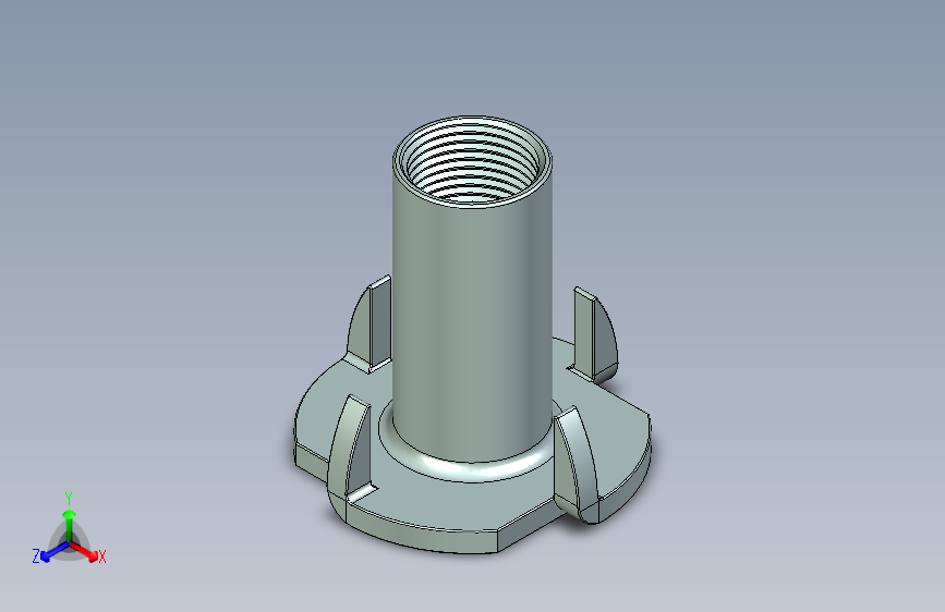 B3004495-M10三通螺母带刺用于攀岩点