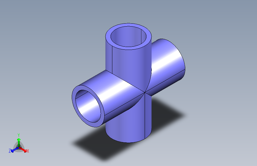 B3004510-PVC十字架 1英寸尺寸