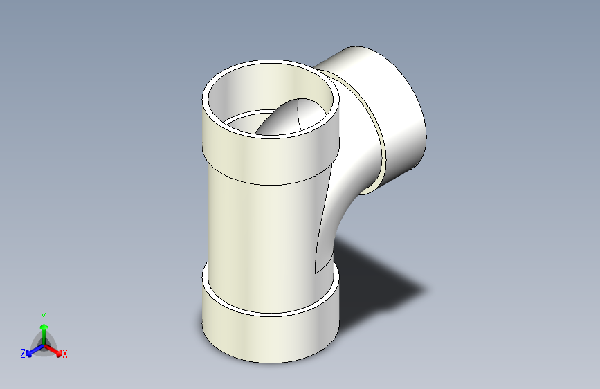 B3004517-基于夏洛特管件90度卫生三通带配置
