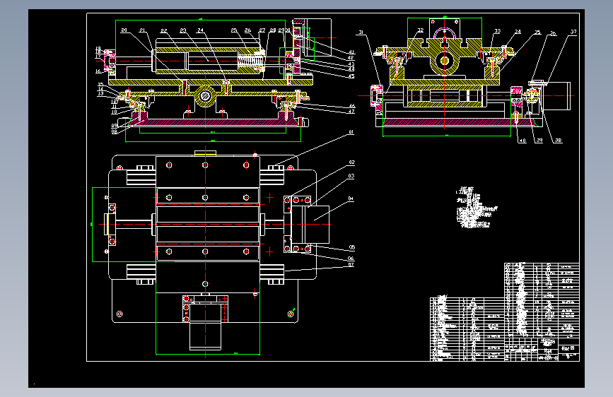 二坐标XY数控工作台设计【含CAD图纸+说明