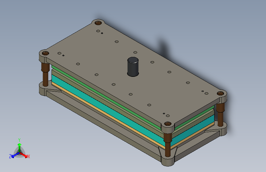 文件夹夹片级进模设计