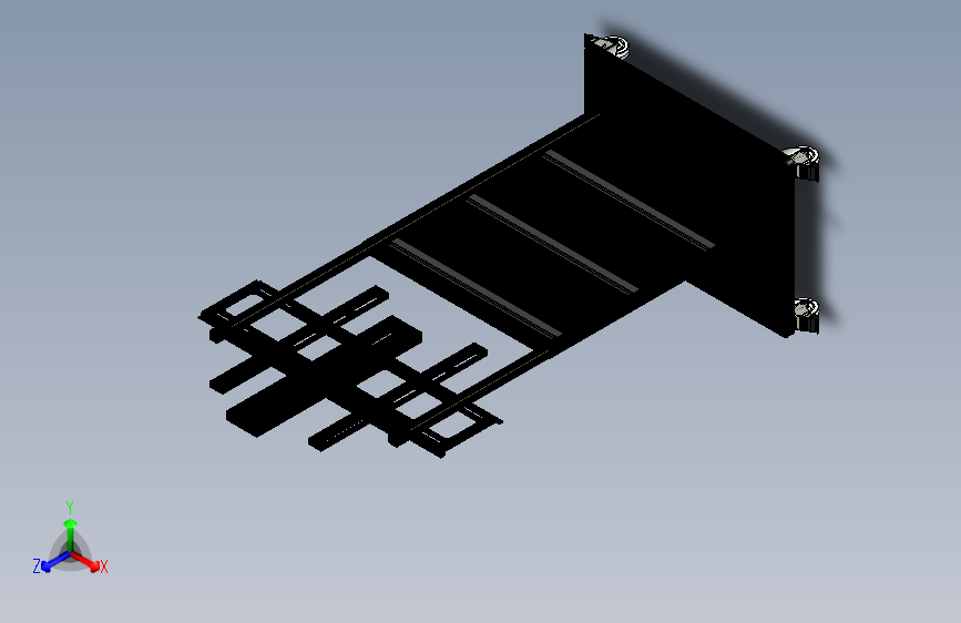 显示屏立式支架