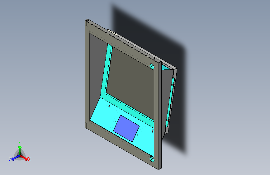 智能柜操作面板