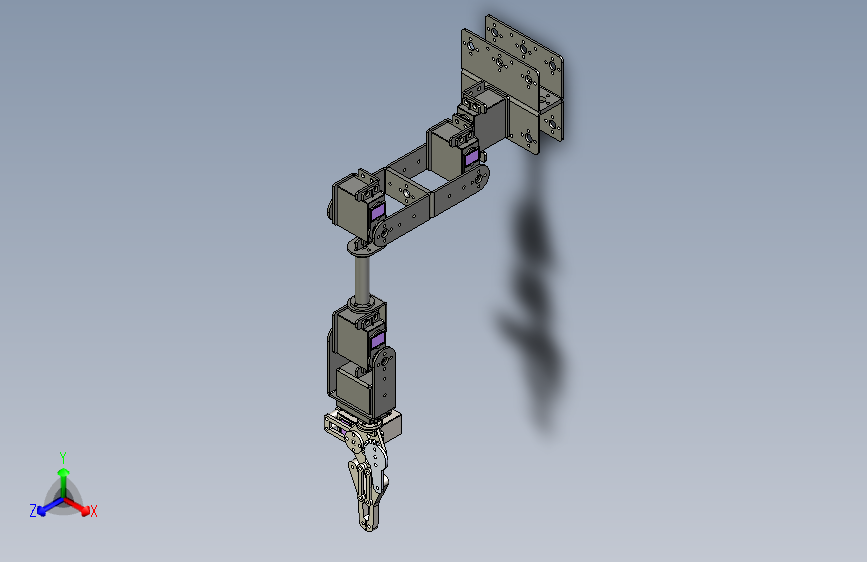 六自由度机械臂多角度