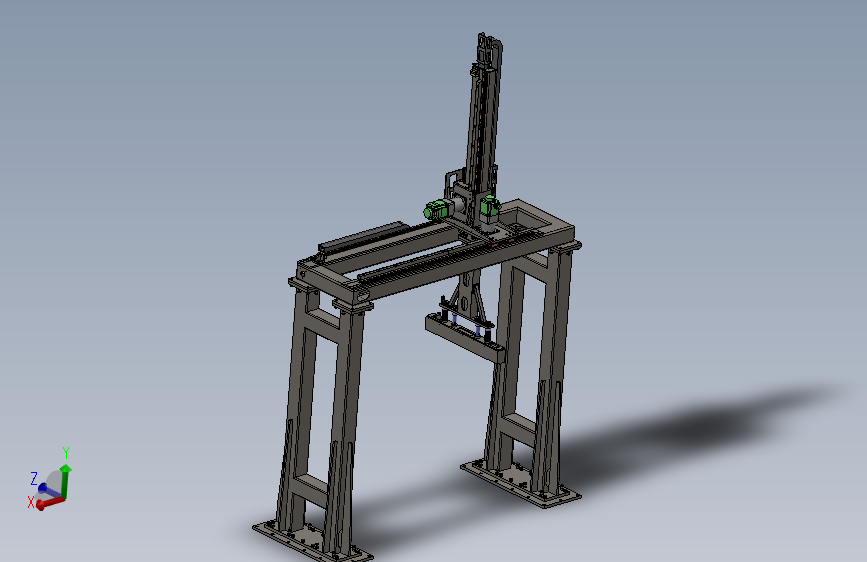 基于齿轮齿条的桁架机械手组件