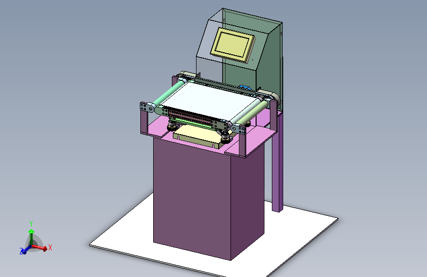 一种在线自动称重检测设备