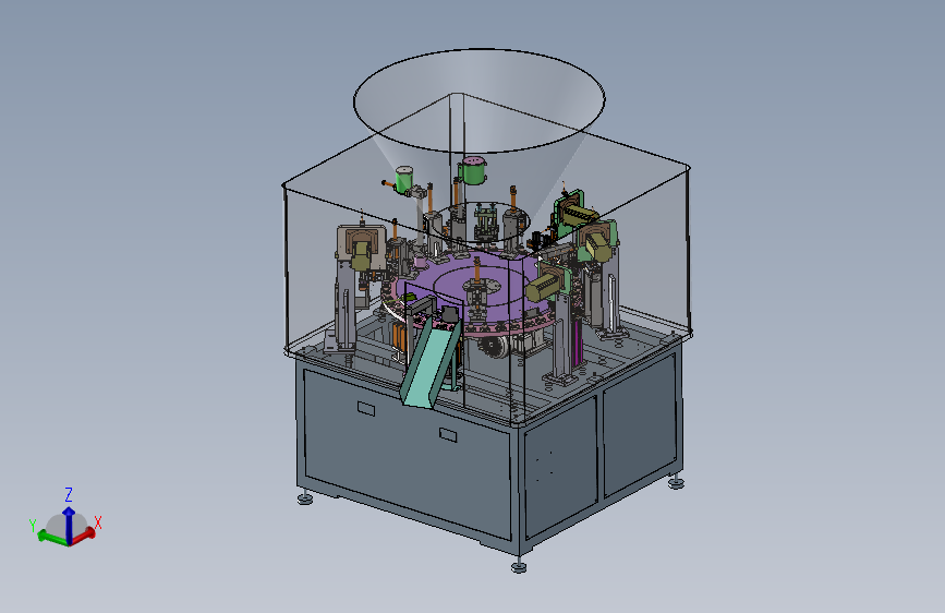 化妆品瓶盖自动组装机