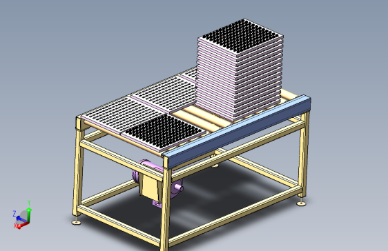 TRAY-120 半导体晶圆托盘自动上料机