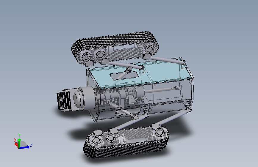 管道机器人结构设计-管道爬行机器人【SW三维建模+CAD图纸+说明】