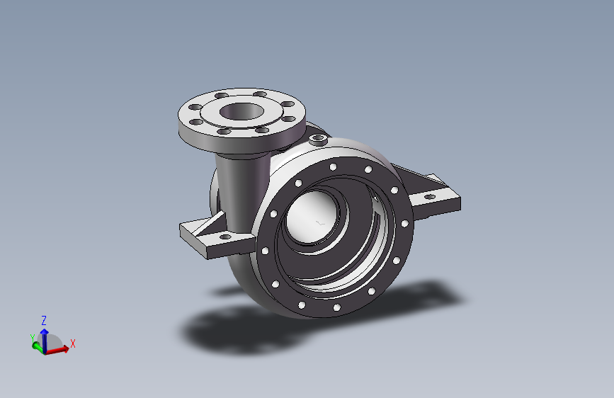 中心泵壳体外壳模型--316988-12