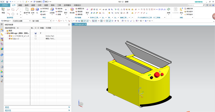 AGV小车建模图 561276