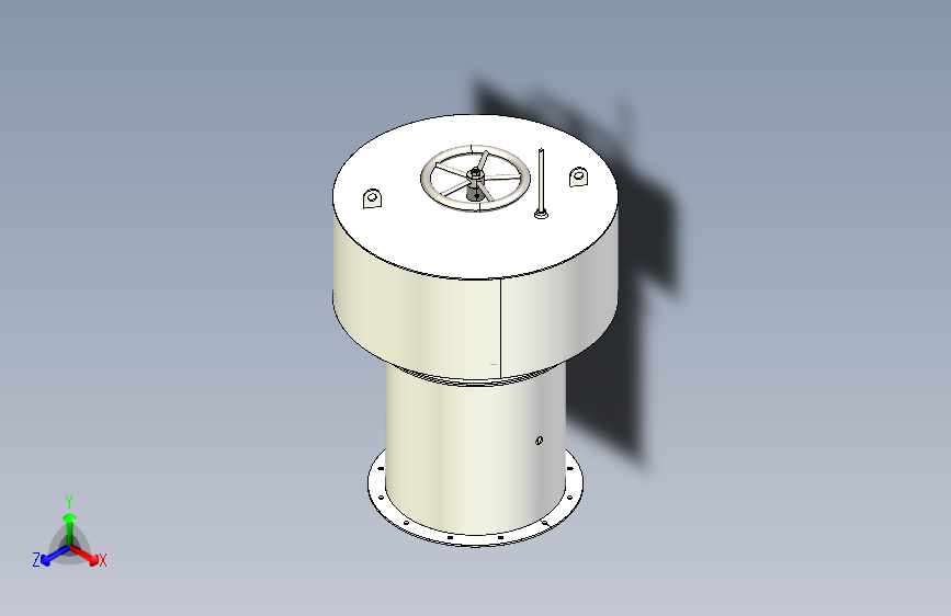船用轴流风机机构设计 1557510