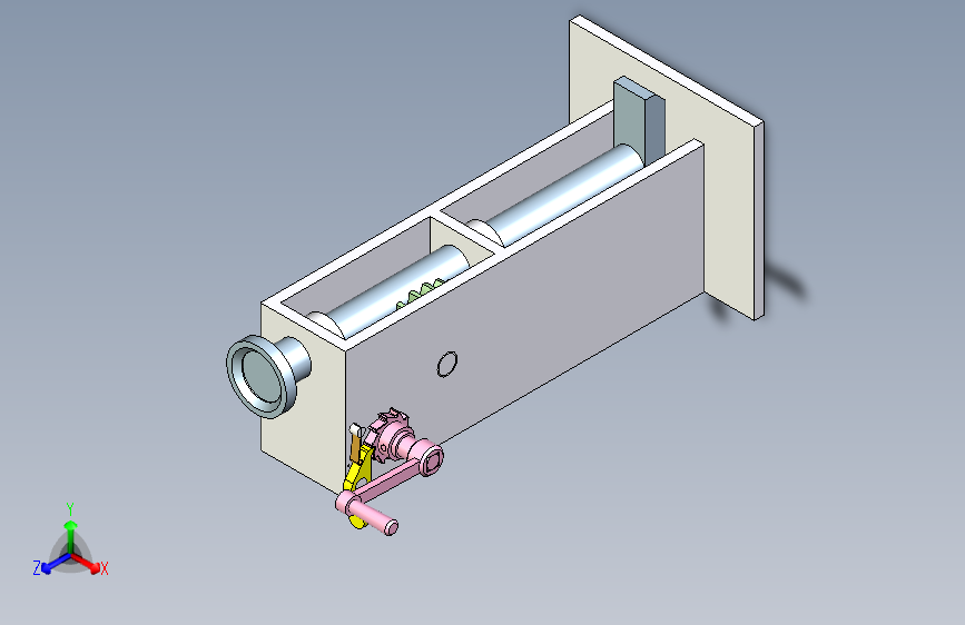 带棘轮自锁的手动升降机构 1423615