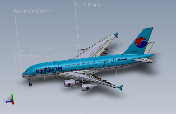 韩国航空A380客机