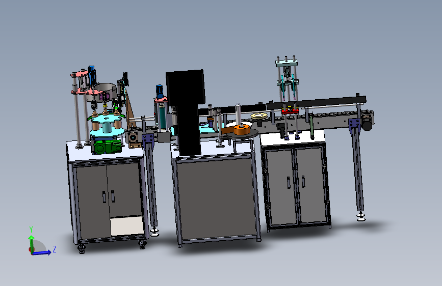 饮料自动灌装贴标旋盖 1664624