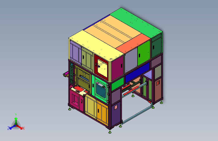 检测设备钣金外壳三维通用格式1756897