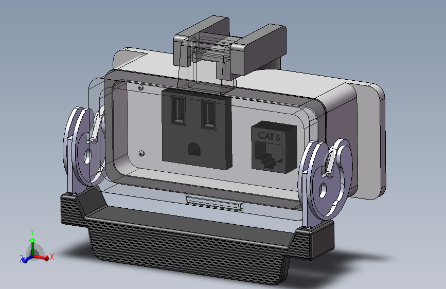 防尘放水插线板插座 1780438