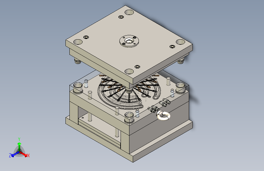 B2005292-塑料咖啡杯勺模具