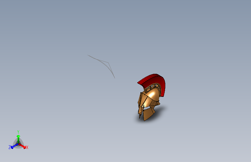 B3004597-斯巴达头盔