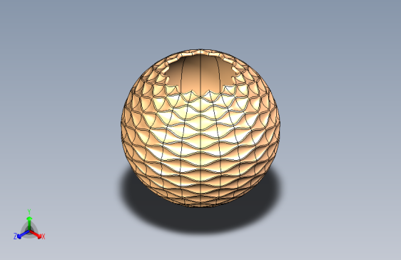 B3004618-浮雕波浪花瓶